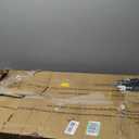 Kitsure Vanity Desk with Mirror and Lights - Large Capacity Makeup Vanity with 4 Fabric Storage Drawers & 3 Lighting Modes, Vanity Table Set with Sturdy Metal Frame for Bedroom, White, 35" x 17" x 52"