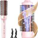 ABNER Thermal Ionic Brush, 1.5 inch Heated Round Brush for Blowout Look, Volumize, Style, Makes Hair Shinier & Smoother, Dual Voltage for Travel, Negative Ion Technology, Ceramic, Temperature Settings
