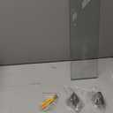 Adjustable Wood/Glass Shelf Bracket Solid Metal Wall Mount 2 Pcs or One Pair,Polished Chrome (k839-4PCS) with Glasses