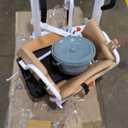 Hydraulic Patient Lift Transfer Chair for Home - 330 lb Capacity Commode Wheelchair Transfer Devices, 180 Split Seat for Elderly & Disabled, Safe Transfers from Bed to Shower/Toilets/Cars