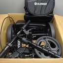 ELENKER Steerable Knee Walker Deluxe Medical Scooter for Foot Injuries Compact Crutches Alternative (Bright Black)