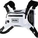 MVRK Water Resistant Running Vest Chest Pack, Phone Holder for Running, Lightweight Training Pack with Reflective Detail