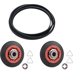 #US Replacement Parts for Kenmore 11066652500 OEM Dryer Drum Rollers - Belt (Fricpart-078298)