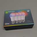 Smart Light Bulbs 4Pack with Remote, A19 E26 800LM LED Color Changing Light Bulb, WiFi & Bluetooth 5.0, Warm to Cool White, Dimmable, RGB Smart Home Lighting Work with Alexa Google Assistant