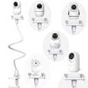 Baby Camera Monitor Mount Flexible Holder Stand Compatible with Momcozy,HelloBaby HB6550/HB65/HB66/HB6560/iFamily,Blemil,GoodBaby,OKAIDI,ANMEATE, Infant Optics Cameras and with 1/4" Baby Cameras Stand