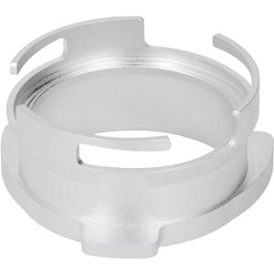 Dosing Funnel, 54mm Dosing Funnel, Rotating Coffee Dosing Ring, Replacement Silver Funnel Accessories Home, Cafe, Office