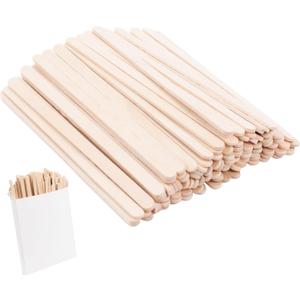 ANTETOK Wooden Coffee Stirrers - Coffee Stir Sticks 5.5 Inch,100pcs Disposable Swizzle Sticks,Swizzle Drink Sticks for Coffee,Tea,Cocktail and Hot Chocolate