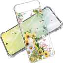 for iPhone Air Case 6.6", [10FT Military Grade Drop Test] Flowers Planet Soft Slim TPU Protective Shockproof Phone Case Cover (Sunshine Blossom)