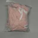 Tallew 4 Pcs Office Chair Covers Set Computer Universal Protective Stretchable Chair Seat Covers Desk Armrest Slipcovers Pads Office Cushion Backrest for Rotating(Pale Pink)