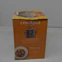 Crock-Pot Manual Design Series 4.5 Quart Slow Cooker with 3 Cook Settings, Removable Dishwasher and Oven Friendly Stoneware for Meal Prep, Cafe Mocha