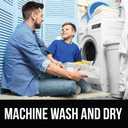 KANGAROO Bathroom Rugs, Chenille Soft Absorbent Bath Rug, Shaggy Shower Mat, Quick Dry Machine Wash Bathmat, Plush Carpet Mats for Tub, Bathtub and Room Home Decor Accessories, 24x17, Gray (Grey)