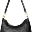 KKXIU Shoulder Bag for Women Cute Hobo Purses and Handbags Retro Clutch Underarm Purse | Cute, Retro, Cute, Retro (Eblack)