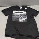 Cat Selfie with Alien UFO Funny Cat Gifts for Men Women Kid T-Shirt (Small)