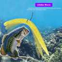 2 x Worm Soft Plastic Bait for Wacky Rig Fishing Lures 10pcs, 5inch (dark green)