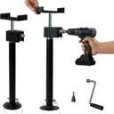 RV Slide Out Supports Heavy-Duty Jacks Stabilizer 20" to 48" Set of 2 Drill & Manual Adjustment with Anti-Vibration Rubber