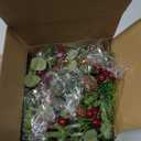 4 Pcs Mini Christmas Candle Rings Wreaths Artificial Christmas Kitchen Cabinet Holder Wreath 3 Inch Red Berry Norfolk Pine Winter Wreath for Pillar Xmas Front Door Window Chair Wall Decor Table Center