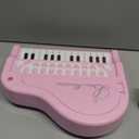 Love&Mini Piano Keyboard Toy for Girls - 24 Keys Toddler Music Toy Instrument with Microphone, Pink Piano Toy for 1 2 3 Years Old Girls Birthday Gift