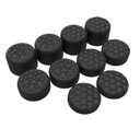 PlayVital QUANTUM Pro Ergonomic Thumbstick Grips for Nintendo Switch 2, Joystick Caps Thumb Grip for Joycon 2 - with 3 Height Convex and Concave - Diamond Grain & Crack Bomb Design - Black