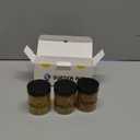 Syedra Crushed Glass for Crafts, 3-6mm Set of 3,Resin Art, Crushed Colored Mirror Pieces 1LB (Yellow)