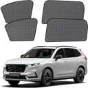 XCBYT 4 Pack 2023-2024 Honda CRV Window Shades with Breathable Mesh Window Covers 99% Sun UV Blackout Keeps Cool Car Privacy Curtains for Breastfeeding, Napping, Dressing, Camping