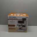 AIRMSEN Espresso Machines with Burr Grinder, 20 Bar, Milk Frother Steam Wand, Stainless Steel Coffee Maker for Home - Cappuccino Latte & Cold Brew Iced Coffee Maker & Americano