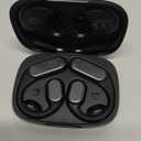 True Wireless Bone Conduction Earphones, OWS Open Ear Headphones with Earhooks, Bluetooth 5.3, Up to 60H Playtime with Case, IP68, AAC/SBC, for Cycling Yoga Workouts (Black)