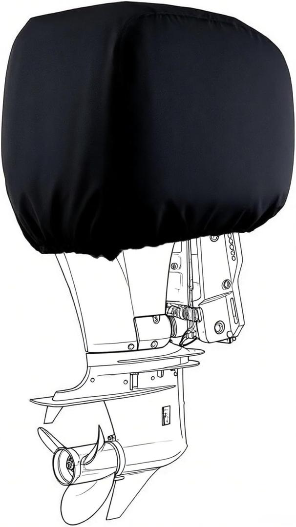 Boat Marine Outboard Engine Cover for Mercury Yamaha Honda 100 115 150 HP Heavy Duty Hood Motor Cowling Lightweight Protector
