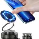 Magnetic Phone Holder for MagSafe, 360 Adjustable Car Phone Mount with 96+LBS Strongest Suction & 2800gf Strongest Magnetic for Dashboard/Gym/Mirror, Compatible with iPhone & Android