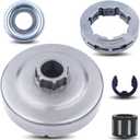 AUMEL 1128 007 1000 Clutch Sprocket Drum Rim Washer Bearing Clip Kit For Stihl MS361 044 046 MS440 MS460 chainsaw part.