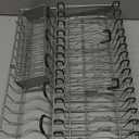 2 Tier Dish Drainers Drying Rack for Kitchen Counter Large Stainless Steel Dishes Drain with Drainboard, Space Saving, Big Modern Silver Countertop Metal Plates Dryer Strainer Holder and Extra Tray