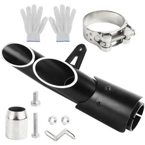 38mm-51mm Motorcycle Exhaust Tips 1.5-2" Motorcycle Muffer Grom Exhaust for Kawasaki Z650 ZX6R Honda CBR 500 300R Yamaha FZ1 250 300 Moto Dirt Bike Silencer Kit