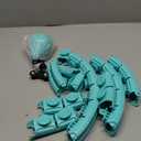 Weighted Hula Circle with 26/32 Links(56-66 Inch) for Adults Weight Loss, Infinity Fitness Hoop Plus Size, for Women Smart Exercise Equipment,  56-66inch, 26Links-Cyan