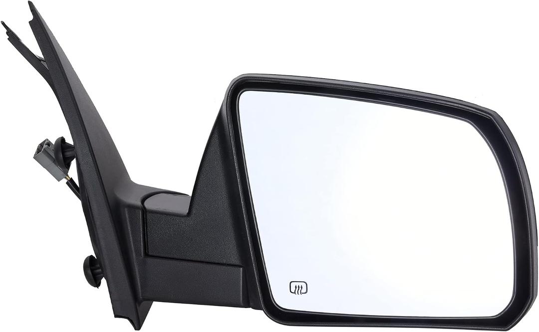 ZPOASTS Towing Mirror Replacement Fit for 07-16 TOYOTA TUNDRA Powered,W/Heated,Black RIGHT SIDE, Standard