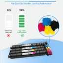 MasaiMara TK-8377 TK8377 High Capacity Compatible Toner Cartridges Replacement for Kyocera TASKalfa 3554ci Printer (Black TK-8377K , Cyan TK-8377C , Magenta TK-8377M , Yellow TK-8377Y , 4-Pack)