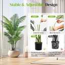 Suntee 5ft Artificial Palm Tree, 2 Pack Artificial Plants Indoor for Office Living Room, Tall Fake Trees Tropical Areca Floor Plant, Large Fake Plants Porch Garden Patio Decor