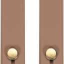 MECCANIXITY 2Pcs Phone Loop Finger Holder Silicone Phone Strap Grip Holder Cell Phone Grip Stand for Most Smartphones Brown