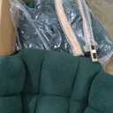 Comfy Rocking Chair Nursery Upholstered Glider Rocker w/High Backrest and Padded Seat for Relaxation in Living Room, Bedroom, Green