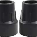 Bonsicoky Thickened Rubber Cane Tips 1 Inch