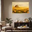 Giftgarden 24x36 Poster Picture Frame Gold, Textured Metal Frame 36x24 for Wall Display, Single