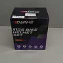 Kids Bike Helmet Set, Adjustable Helmet for Boys Girls, Toddler Pad Set with Knee and Elbow Pads for Bike, Roller, Skating, Scooter, Longboard and More Sports, 6 Color  S: 18.9"-21.3"/2-8 years old