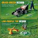 FREEKIT 5Pack Sprinkler Head Protectors-Cuttable, Donut-Style Lawn Sprinkler Guard, ABS Plash Guard, Prevent Damage from Mower&Trimmer. Bottom Groove Pipe&Wires can Pass Through. 4 Legs Easy Position