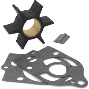 QuickMarine 89983 Water Pump Impeller Service Kit for Mercury Marine 30-70 HP Outboard Motor Replacement 47-89983T 47-65959 47-20268 47-89983 Sierra 18-3007 with Key and Gaskets