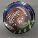 Creative Converting 331933 Football Party Dinner Plates Brown. Pack of 2