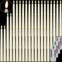 Reginary 48 Pcs Flameless Taper Candles with 4 Remote, Battery Operated Flickering Flameless Taper Candles 3D Wick Fire LED Faux Wax Lights for Wedding Christmas Holiday(Ivory,11 Inches)