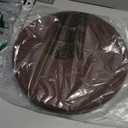 Tromlycs 14 Inch Round Bar Stool Cushion Non-Slip Foam Seat Pad Removable Cover for Circle Chairs (14x14 Inches, Brown)