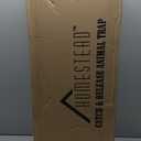 HOMESTEAD 2-Pack Live Animal Trap - Specialized for Raccoons, Opossums, Groundhogs, Skunks, Feral Cats, Squirrels - Heavy Duty Steel Traps, 1-Door, Green, Humane Catch & Release Animal Trap,89-302