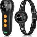 XDX 2-in-1 Dog Shock Collar & Bark Collar  3300FT Dog Training Collar with Remote, Automatic Anti-Barking, 5 Adjustable Sensitivity Levels, IP67 Waterproof E-Collar for Small Medium Large Dogs (Black)