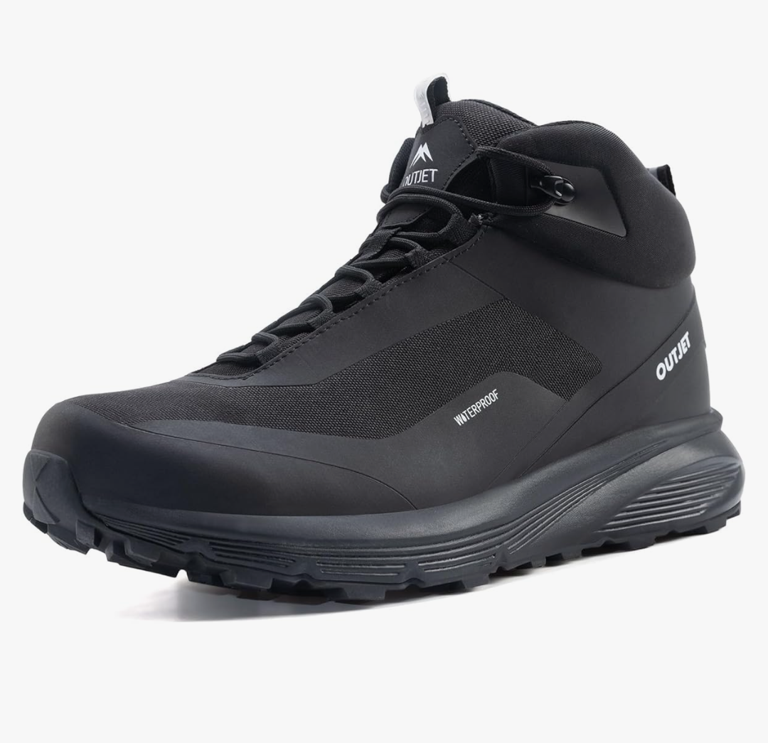 Men's Waterproof Hiking Boots Lightweight Comfortable Outdoor Walking Trail Boots Shoes Size 10,5