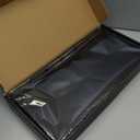 Toilet Paper Basket Organizer  Oak Wood Toilet Tank Tray with Metal Frame, Back of Tank or Top Bathroom Counter Storage  Black Modern Decor (13" x 6.5" x 2")