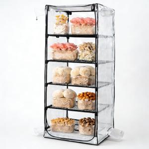 Mushroom Grow Tent, Martha Tent For Mushroom Growing Kit, Mini Greenhouse Indoor, Sturdy Racks Can Accommodate A Variety Of Mushrooms, Including Trays, Fruiting Blocks & Grow Kits (Mushroom Grow Tent)